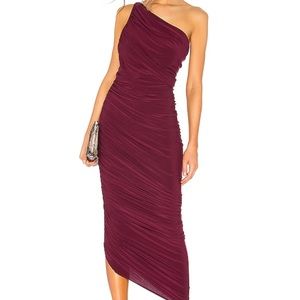 Norma Kamali Diana Dress in Plum